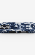 iPhone 16 Pro Tough Case – Tie Dye Blue - View 3