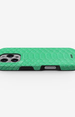 iPhone 16 Pro Tough Case – Turquoise Snake - View 3