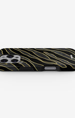 iPhone 16 Pro Tough Case – Golden Zebra - View 3