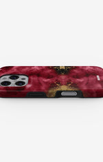 iPhone 16 Pro Tough Case – Burgendy Shimmer - View 3