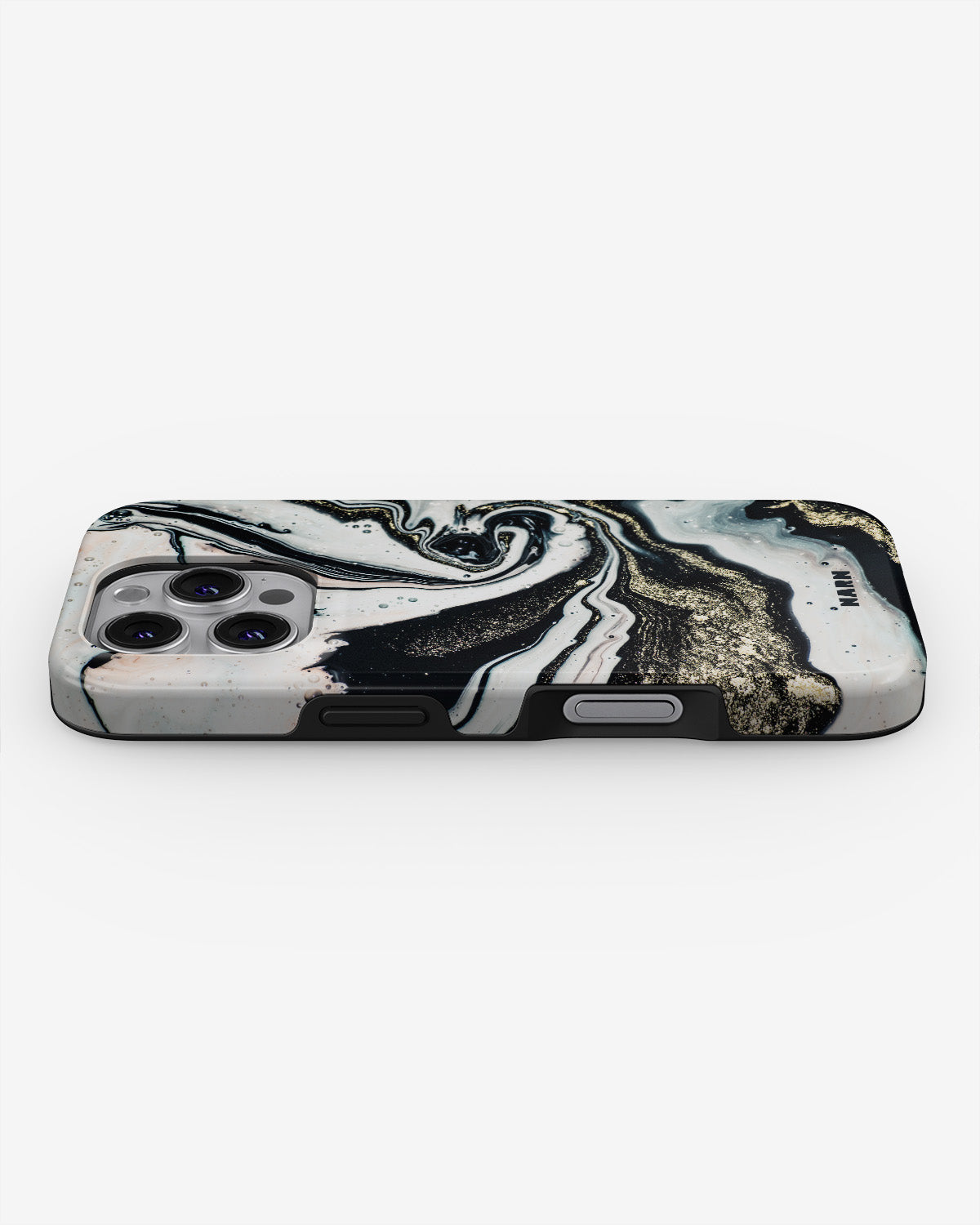 iPhone 16 Pro Tough Case – Golden Swirl - View 3