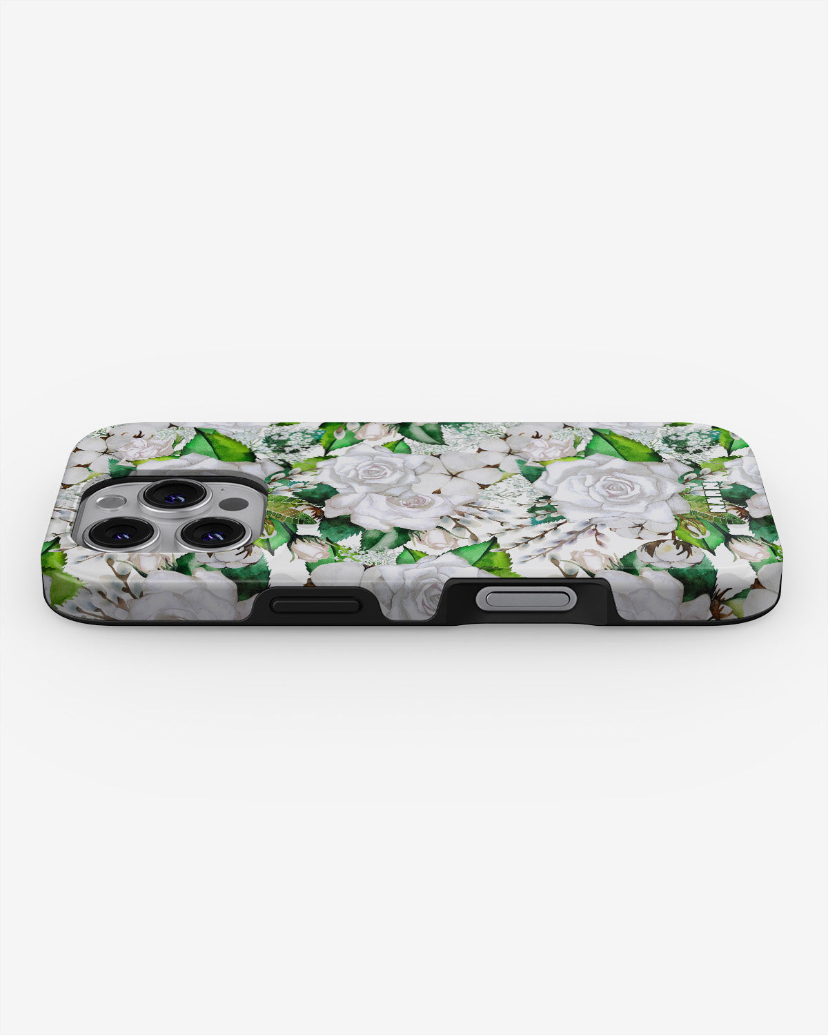 iPhone 16 Pro Tough Case – White Bloom - View 3