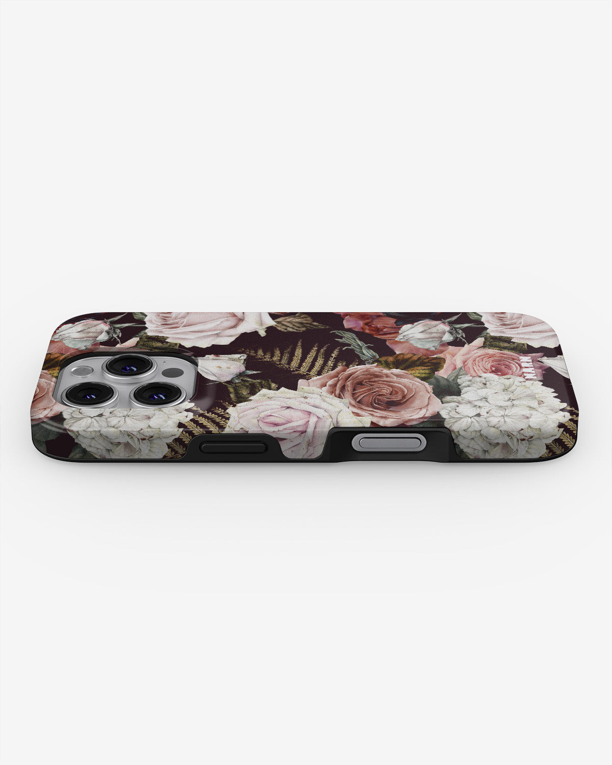 iPhone 16 Pro Tough Case – Midnight Roses - View 3