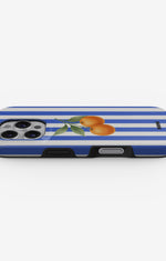 iPhone 16 Pro Tough Case – Orange Stripes - View 3