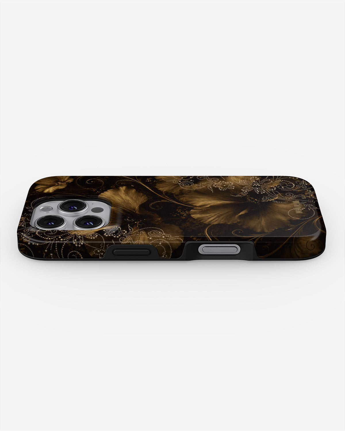iPhone 16 Pro Tough Case – Bloom Noir - View 3
