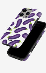 iPhone 16 Pro Tough Case – Eggplant Pattern - View 4