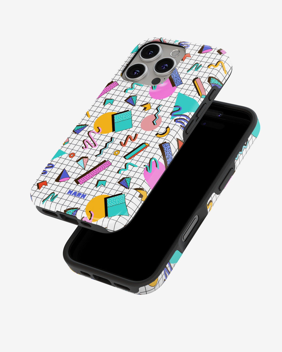 iPhone 16 Pro Tough Case – 80s Memphis - View 4