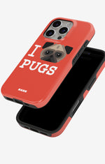 iPhone 16 Pro Tough Case – I Love Pugs - View 4