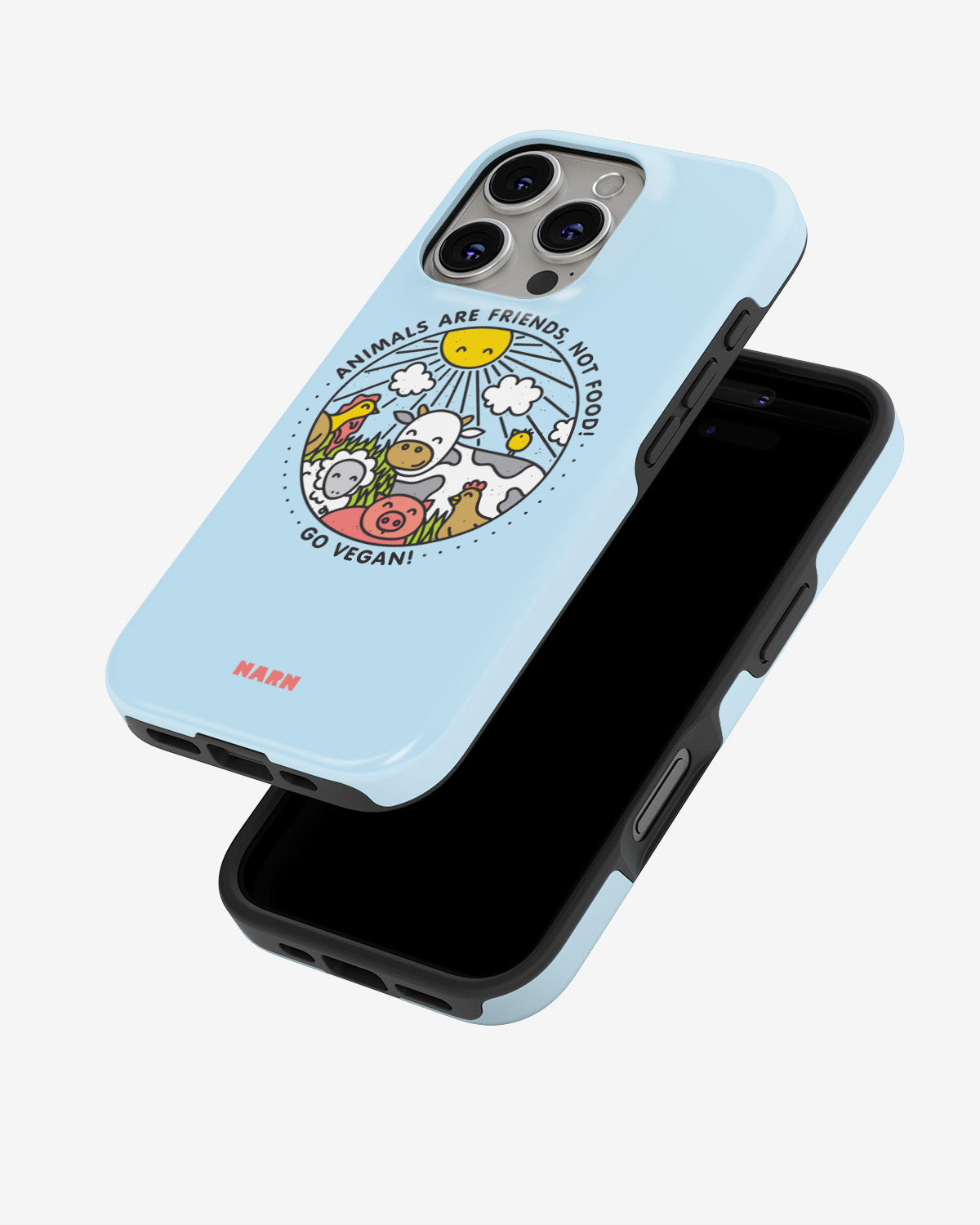 iPhone 16 Pro Tough Case – Friends, Not Food - View 4
