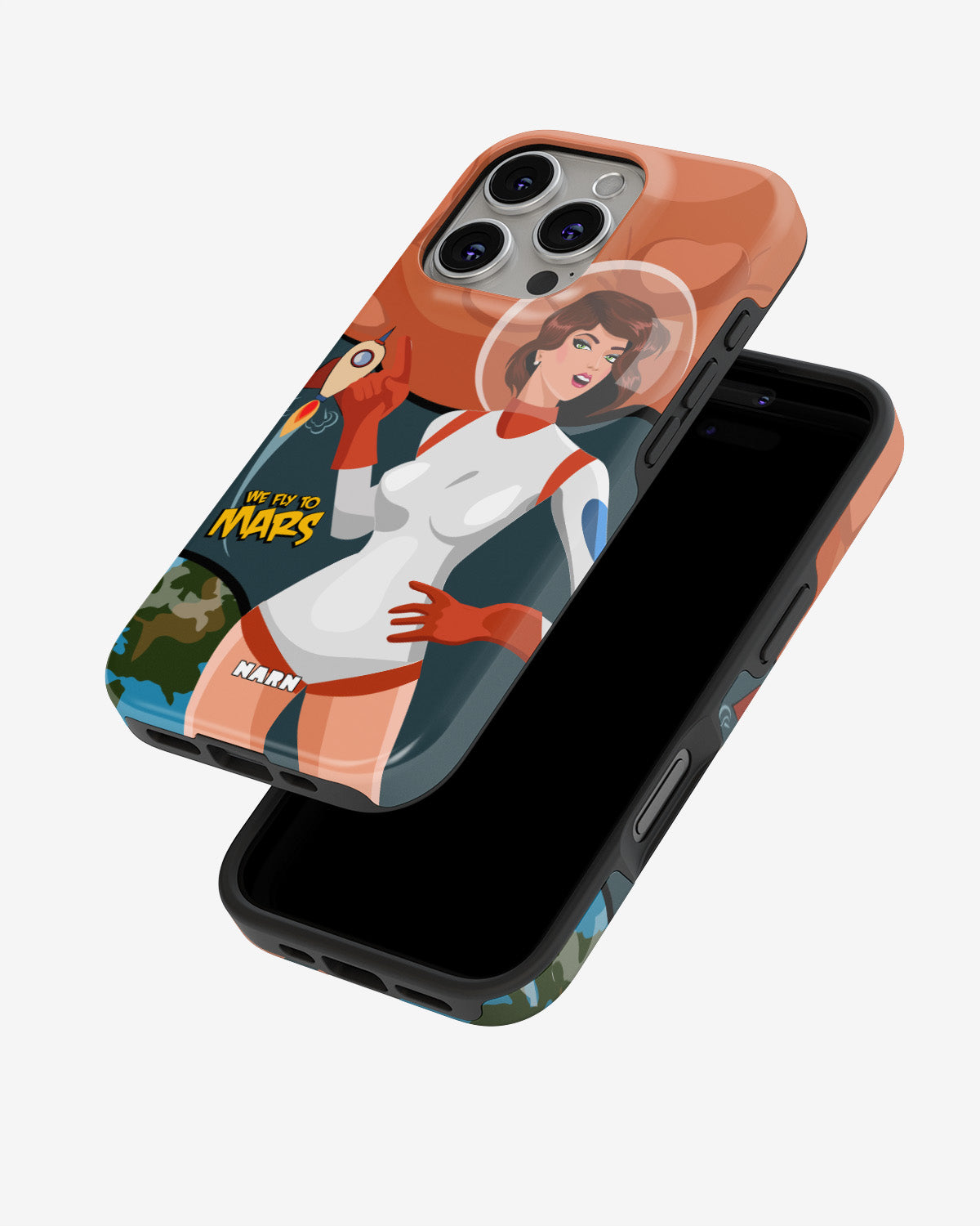 iPhone 16 Pro Tough Case – We Fly To Mars - View 4