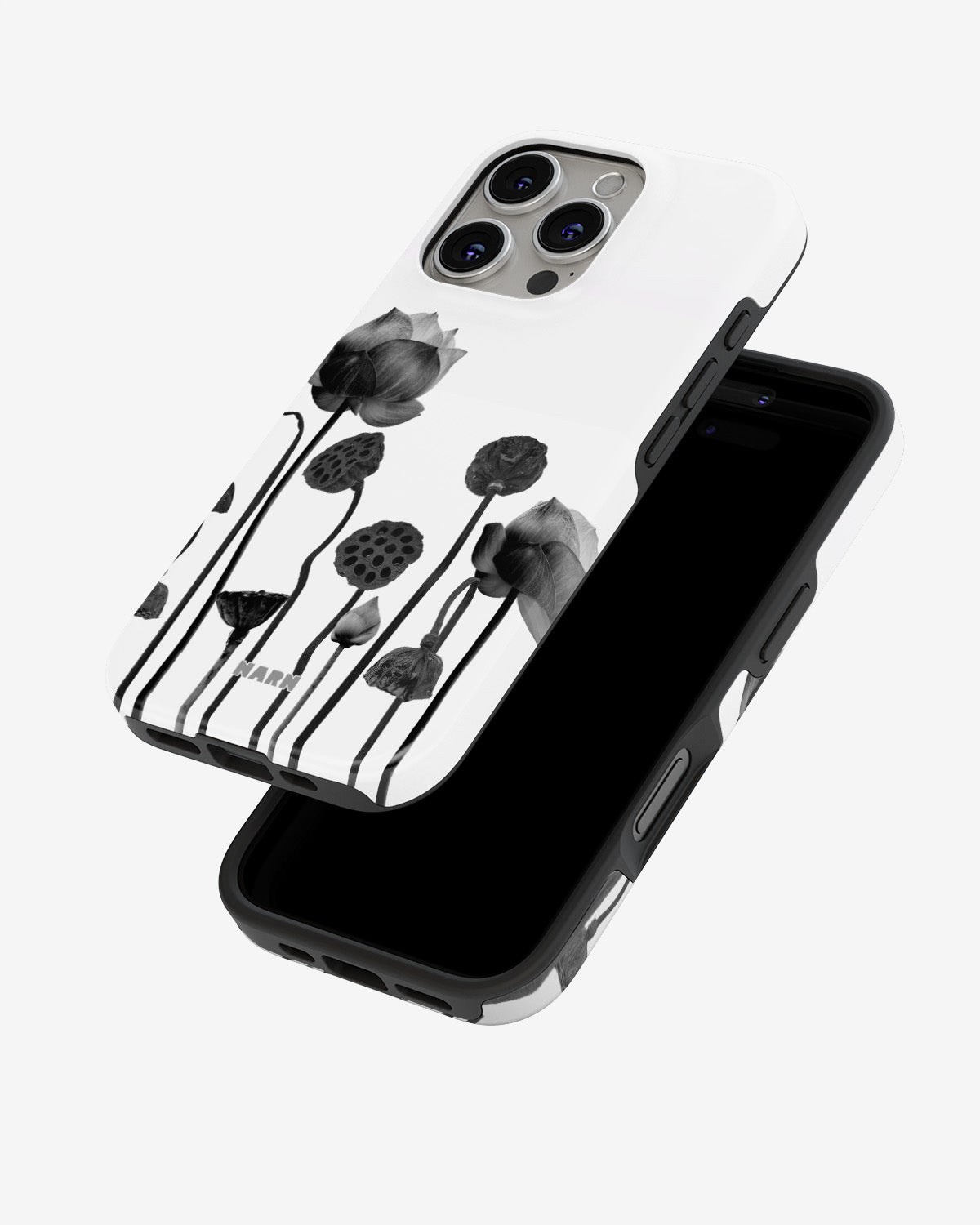 iPhone 16 Pro Tough Case – Lotus Blooms - View 4