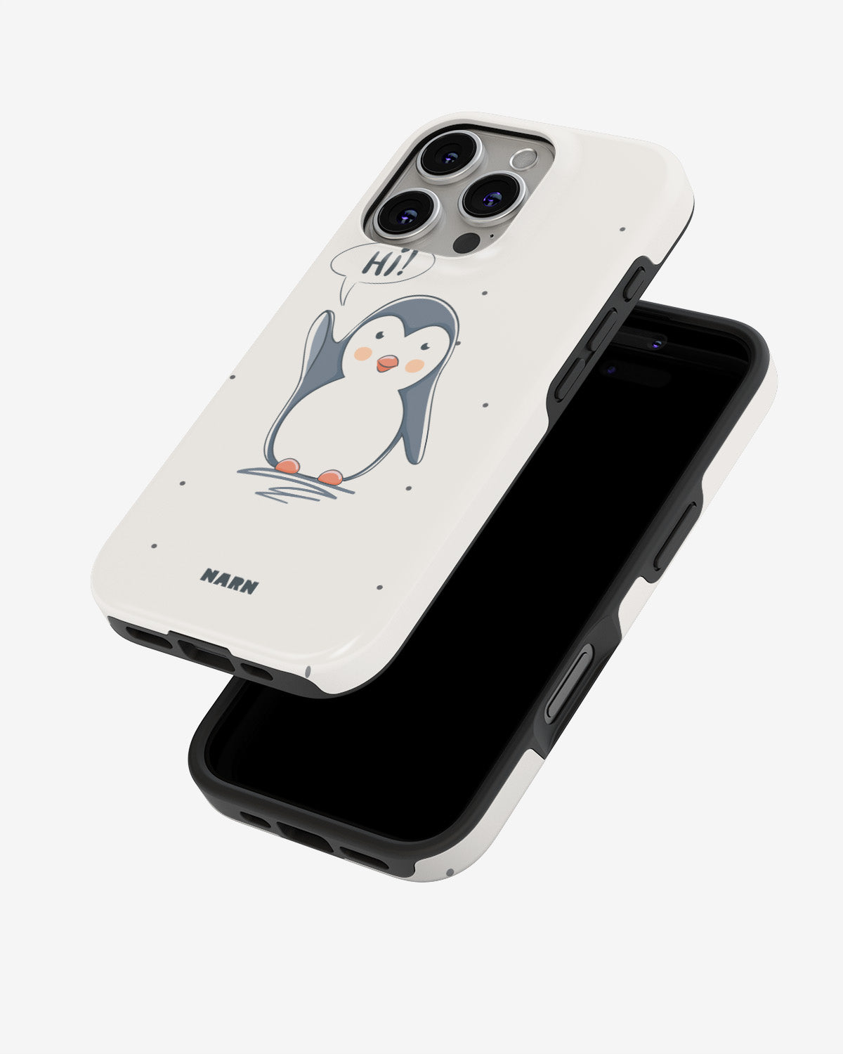 iPhone 16 Pro Tough Case – Cute Penguin - View 4