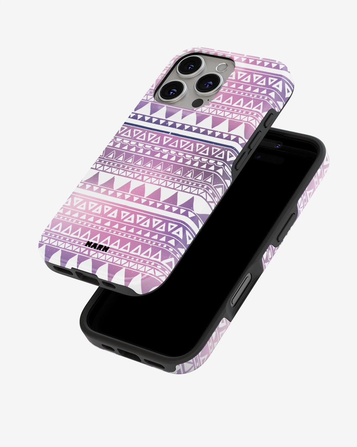 iPhone 16 Pro Tough Case – Purple Aztec - View 4