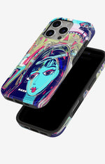 iPhone 16 Pro Tough Case – Abstract Cat - View 4