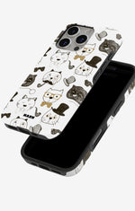 iPhone 16 Pro Tough Case – Cartoon Cats - View 4