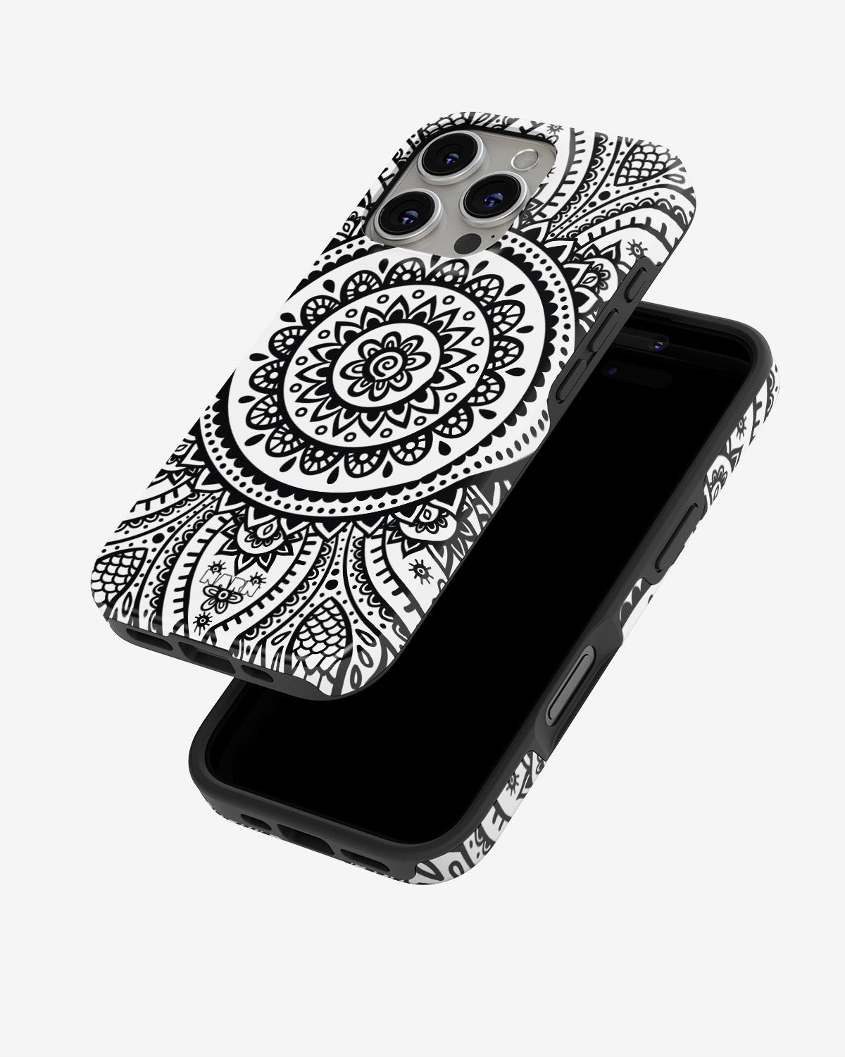 iPhone 16 Pro Tough Case – Henna Mandala - View 4