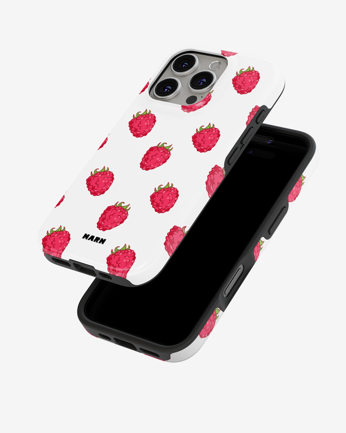 iPhone 16 Pro Tough Case – Raspberry Bliss - View 4
