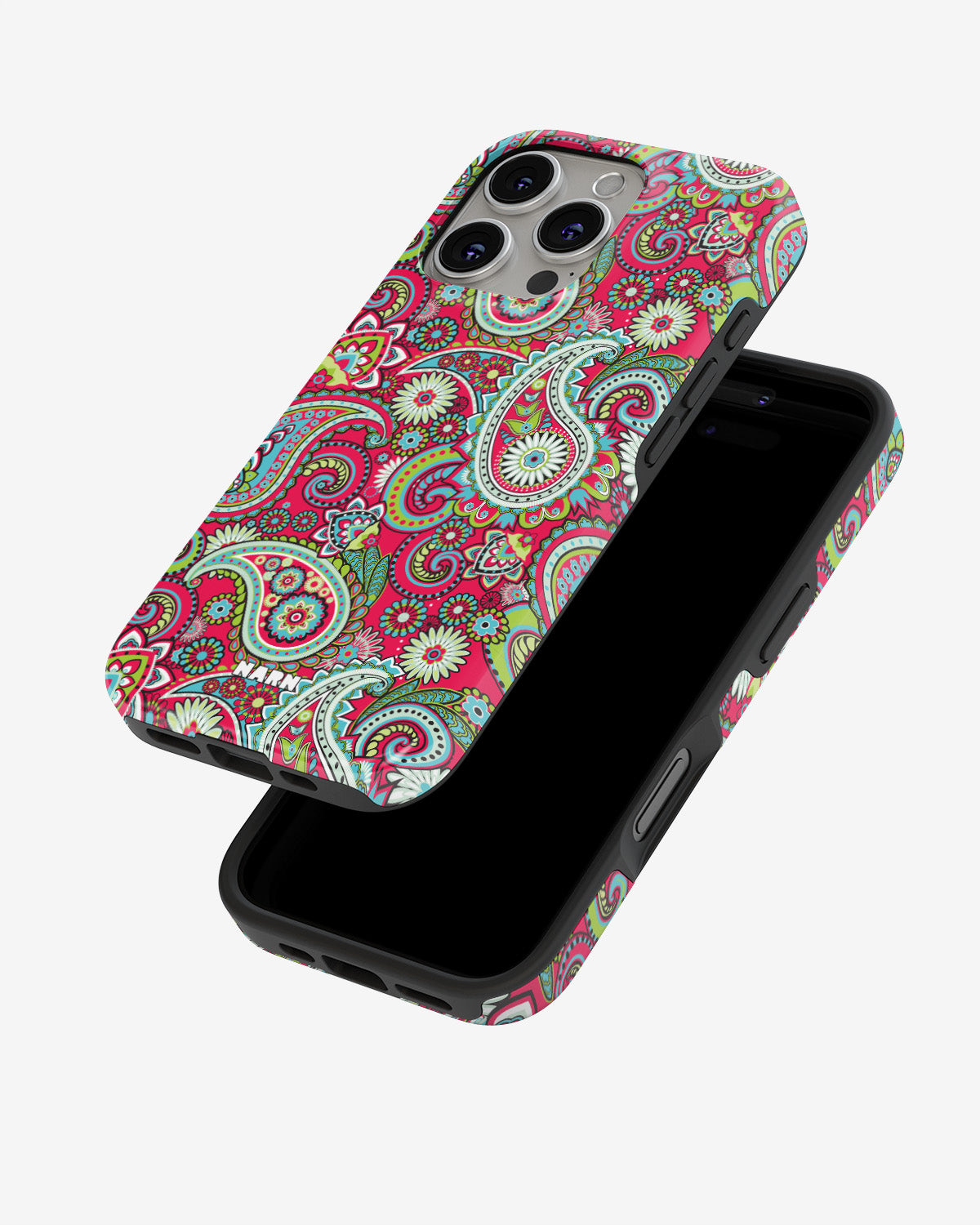 iPhone 16 Pro Tough Case – Paisley Paradise - View 4
