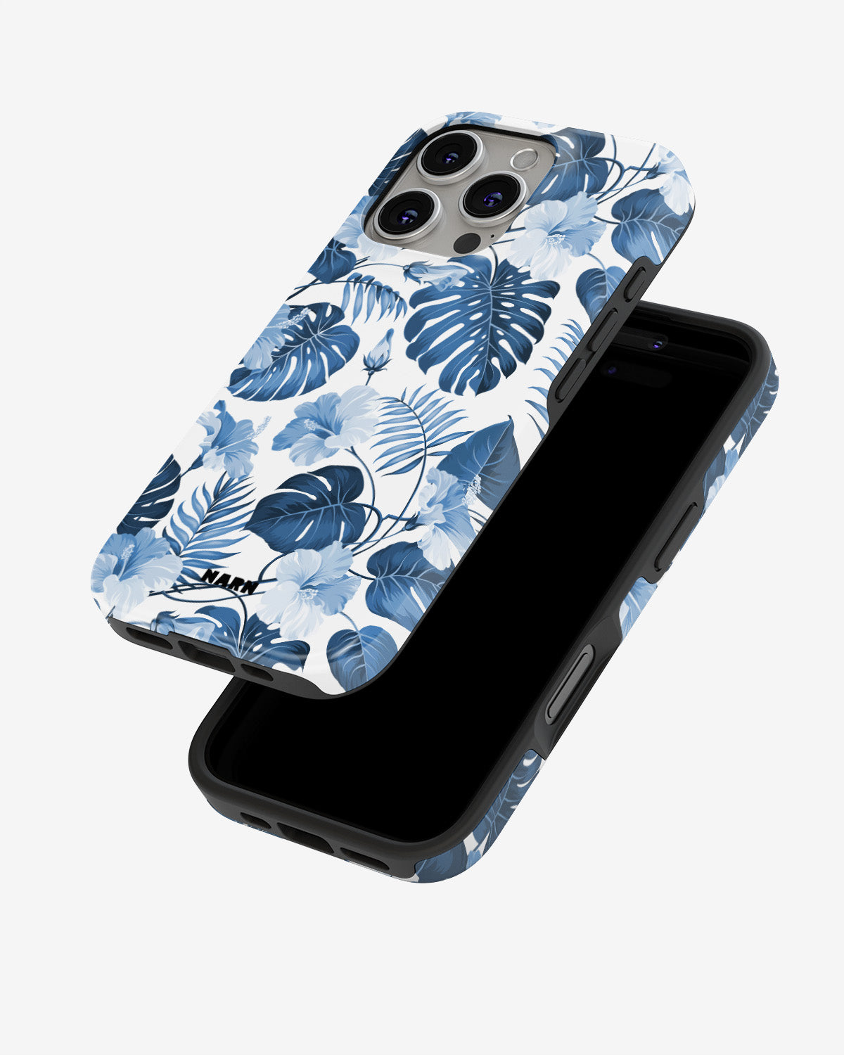 iPhone 16 Pro Tough Case – Blue Tropics - View 4