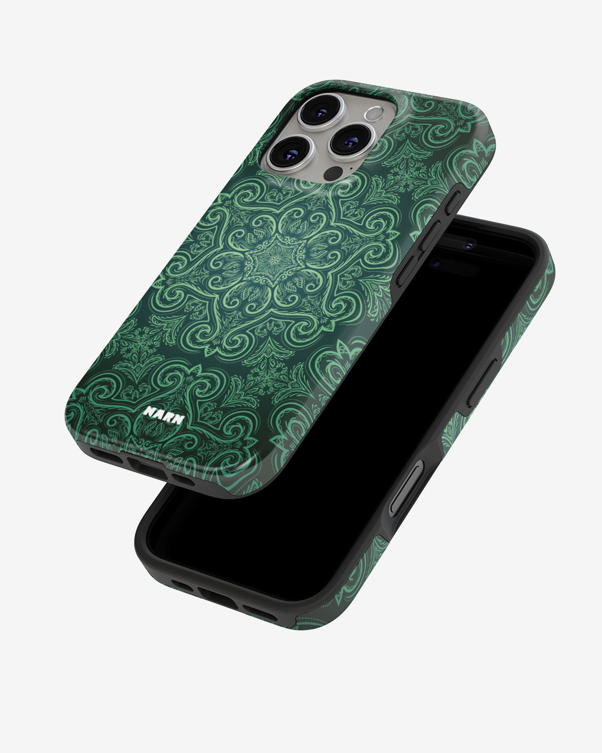 iPhone 16 Pro Tough Case – Retro Forest - View 4