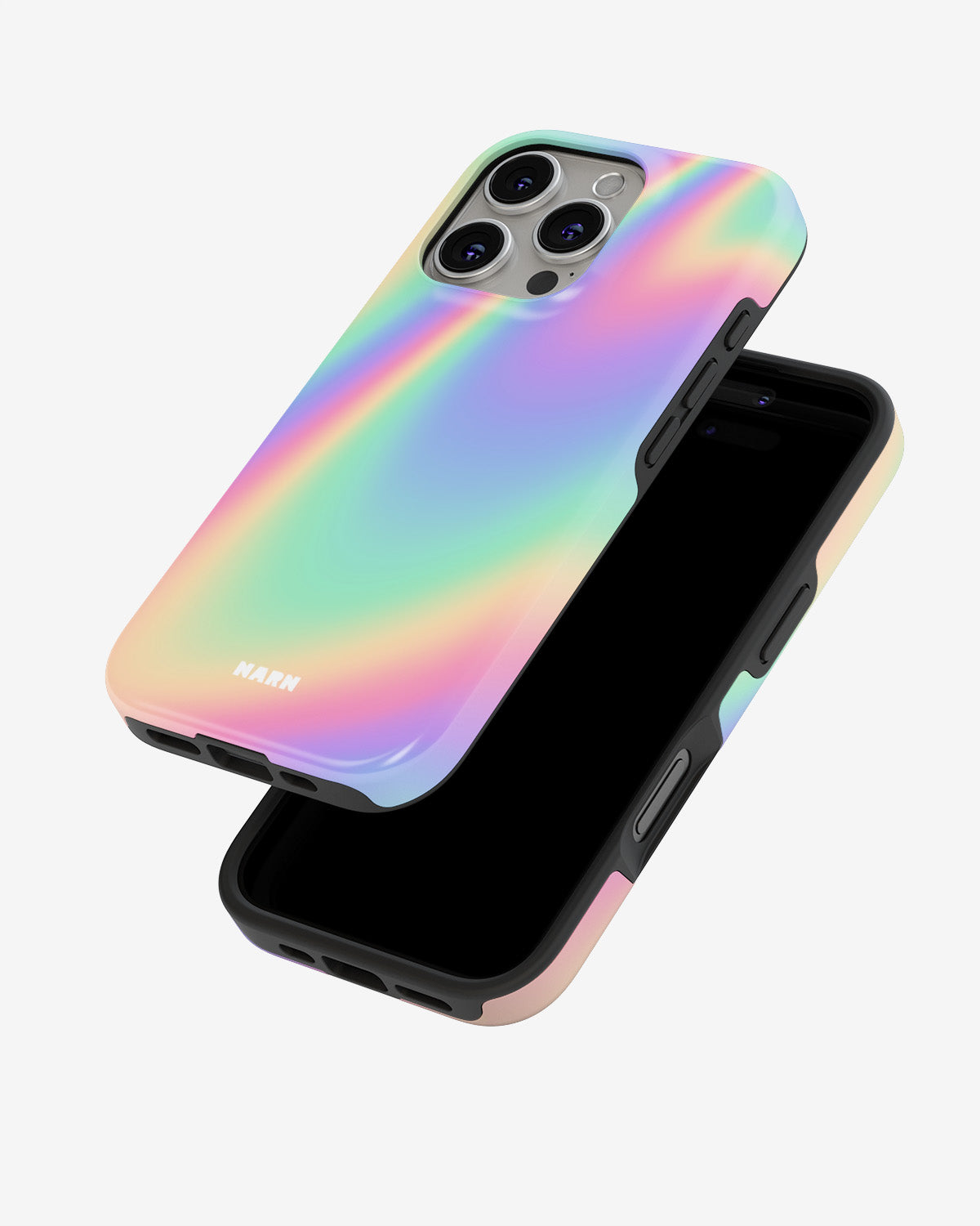 iPhone 16 Pro Tough Case – Rainbow Haze - View 4
