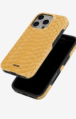 iPhone 16 Pro Tough Case – Yellow Snake - View 4