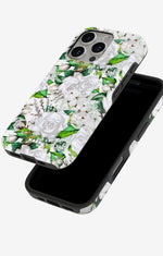 iPhone 16 Pro Tough Case – White Bloom - View 4