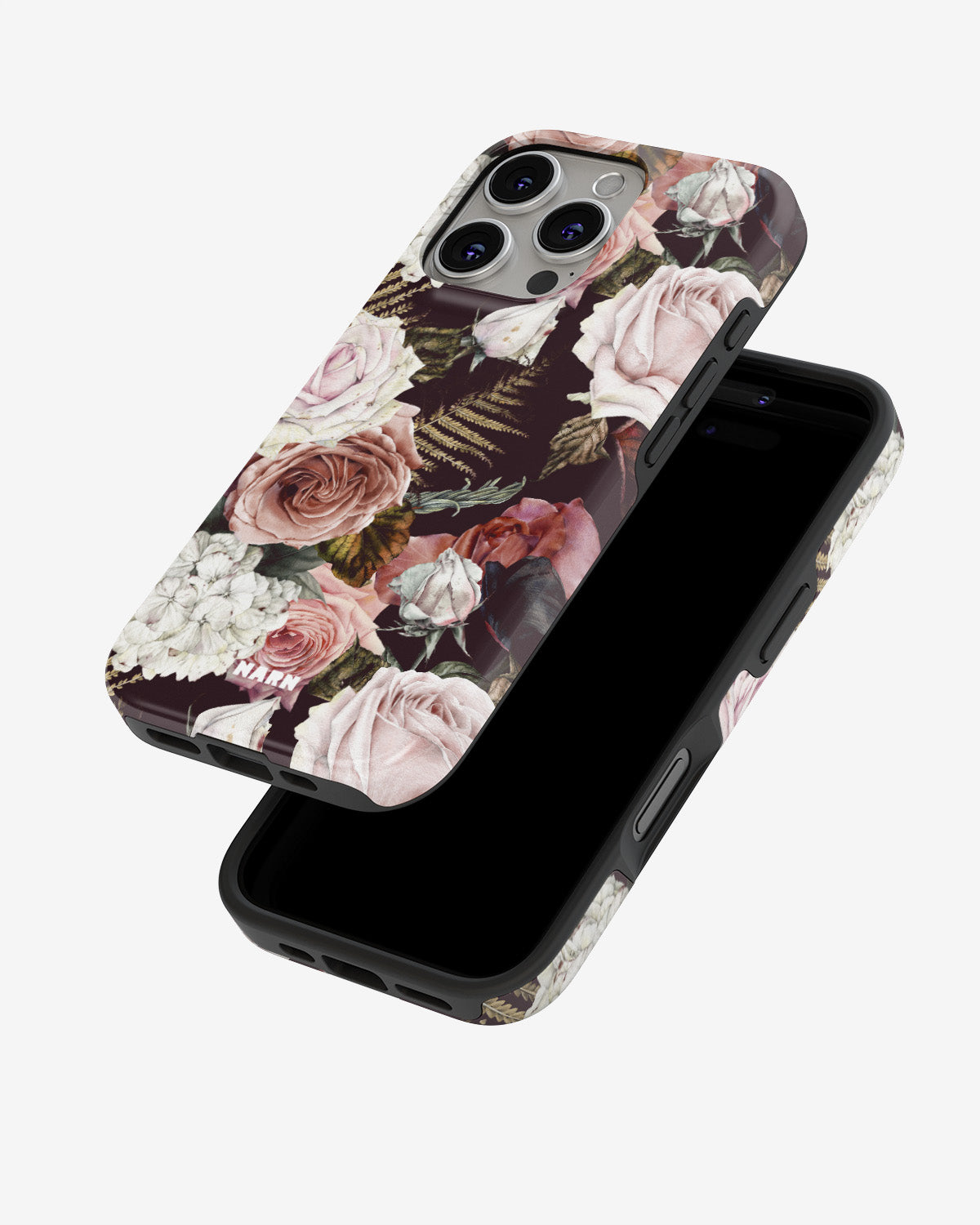 iPhone 16 Pro Tough Case – Midnight Roses - View 4