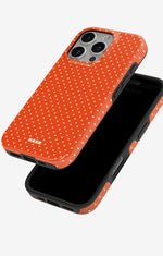 iPhone 16 Pro Tough Case – Sunrise Dots - View 4