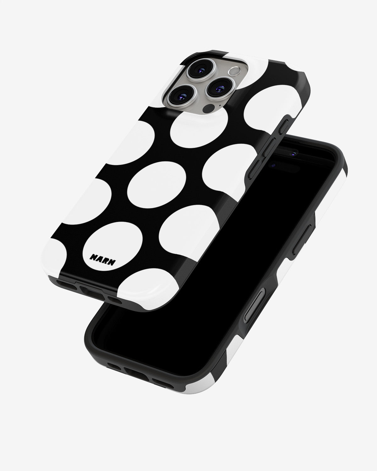 iPhone 16 Pro Tough Case – Bold Dots - View 4