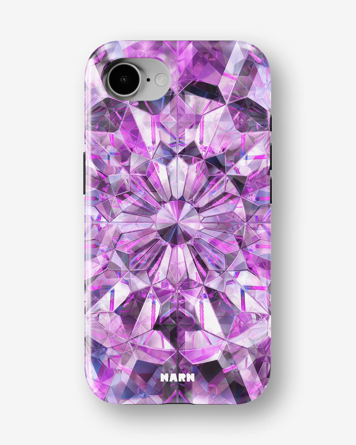 iPhone 16e Tough Case – Lavender Crystals - View 1