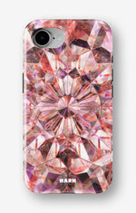 iPhone 16e Tough Case – Pink Crystals - View 1