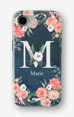 iPhone 16e Tough Case – Custom - Floral - View 1