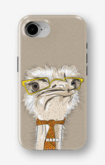 iPhone 16e Tough Case – Hipster Ostrich - View 1