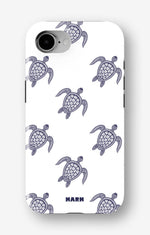 iPhone 16e Tough Case – Blue Turtles - View 1