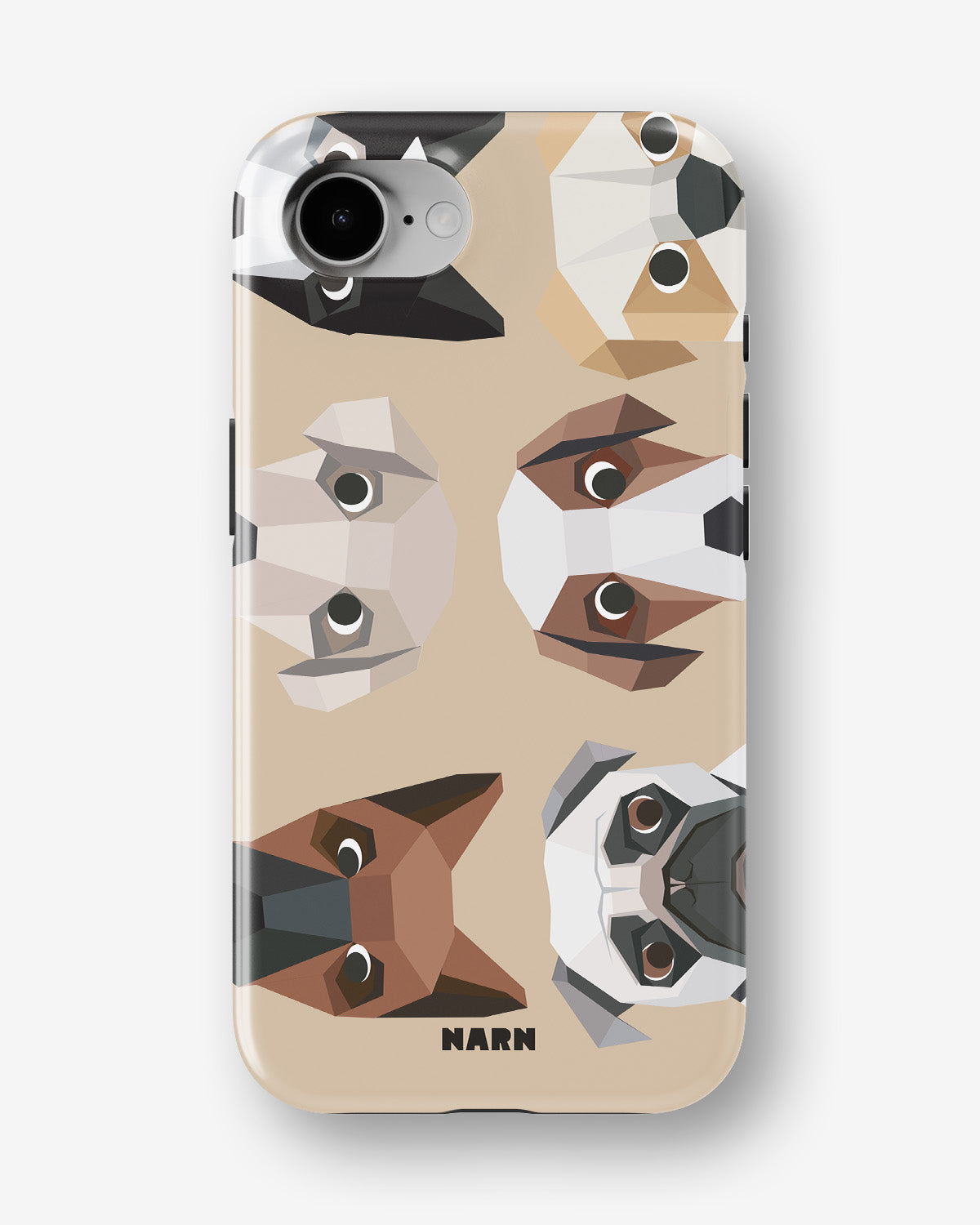 iPhone 16e Tough Case – Cute Dogs - View 1