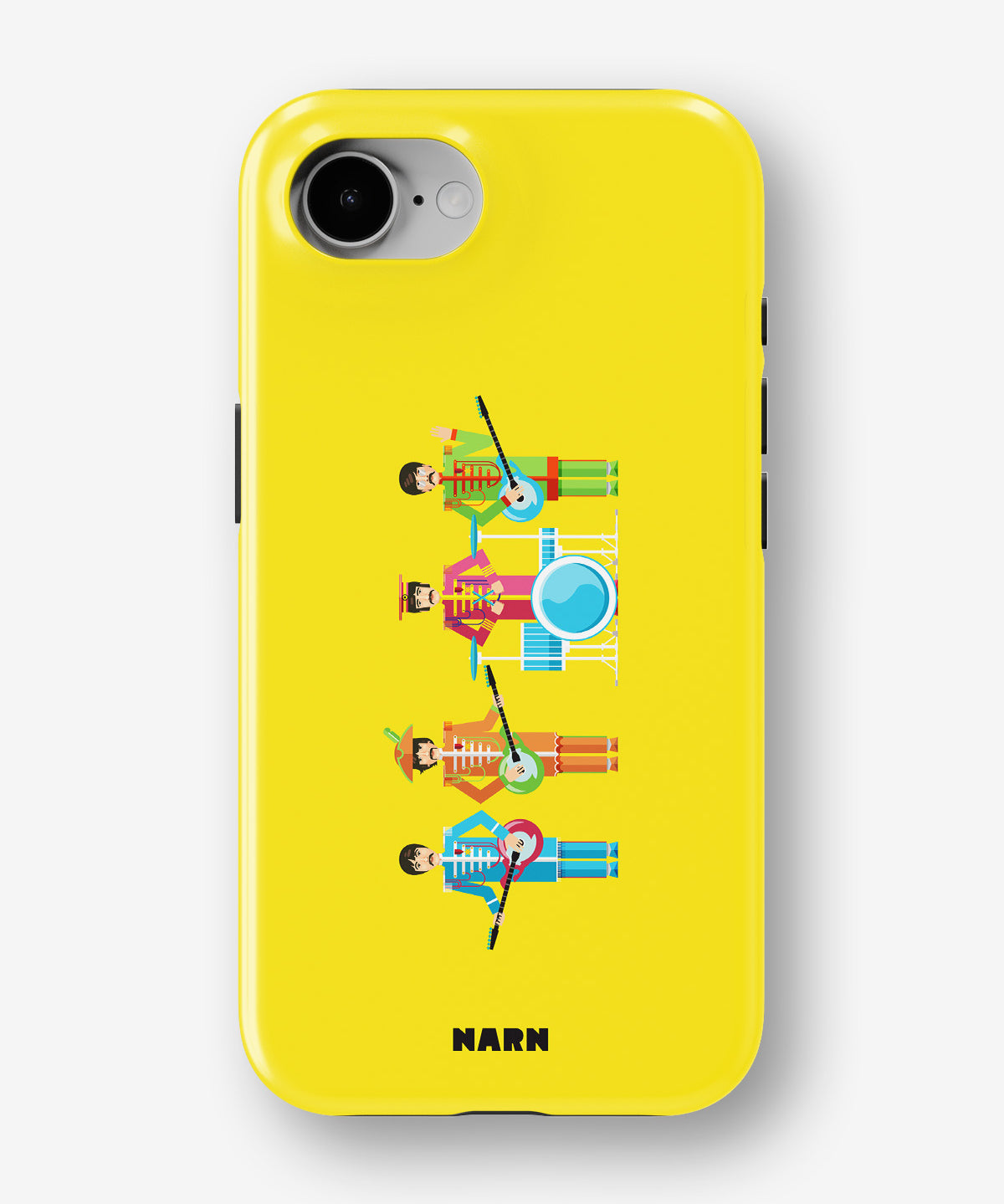 iPhone 16e Tough Case – Beatles Yellow - View 1