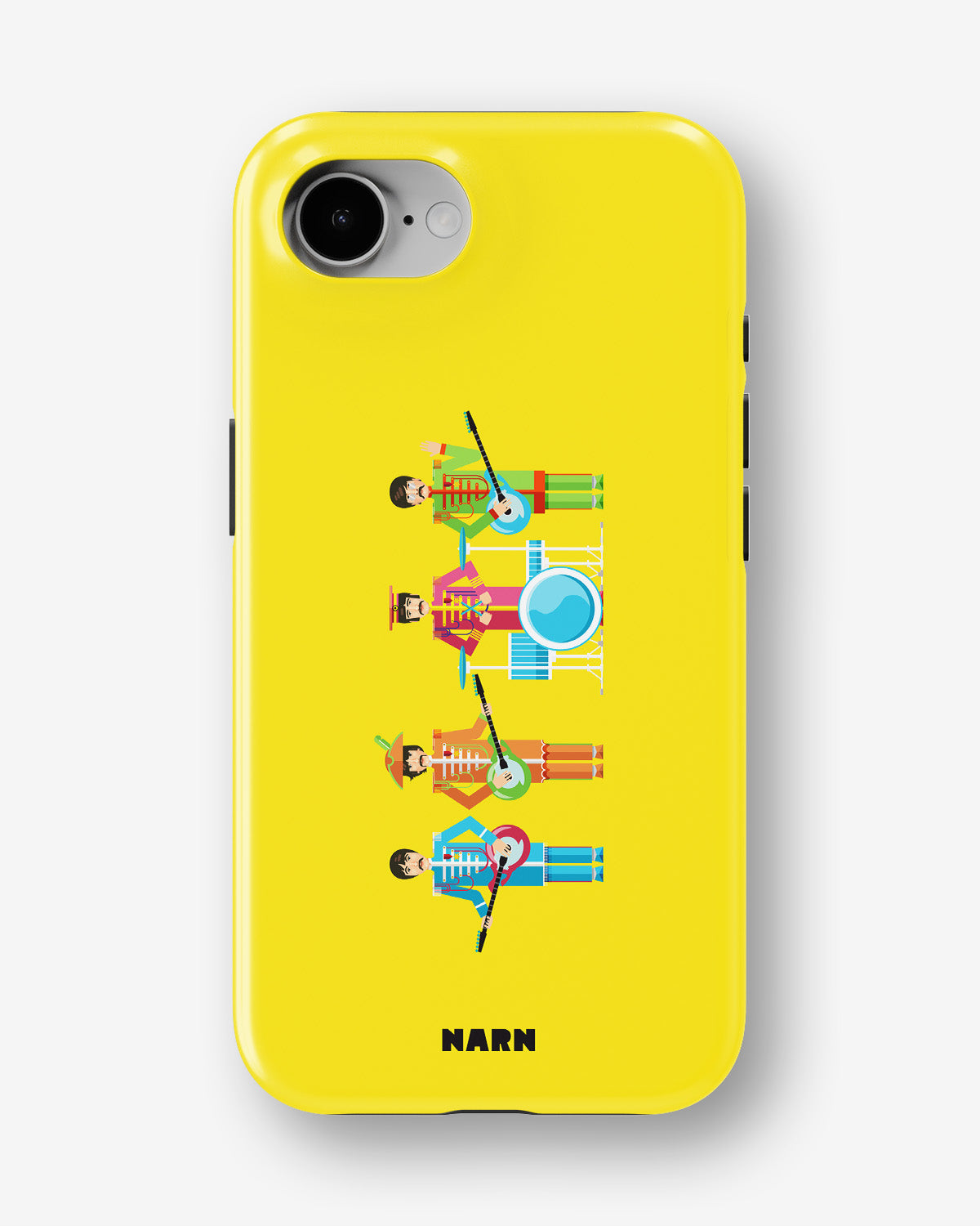 iPhone 16e Tough Case – Beatles Yellow - View 1
