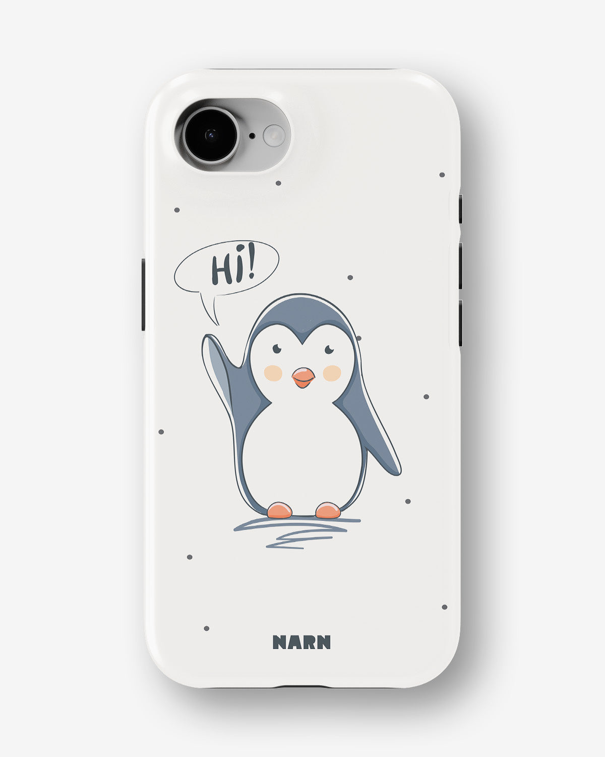 iPhone 16e Tough Case – Cute Penguin - View 1