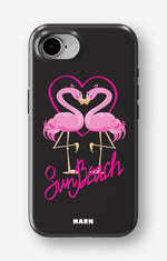 iPhone 16e Tough Case – Beach Flamingo - View 1