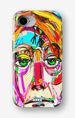 iPhone 16e Tough Case – Abstract Portrait - View 1