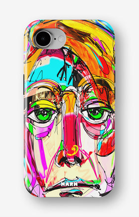 iPhone 16e Tough Case – Abstract Portrait - View 1