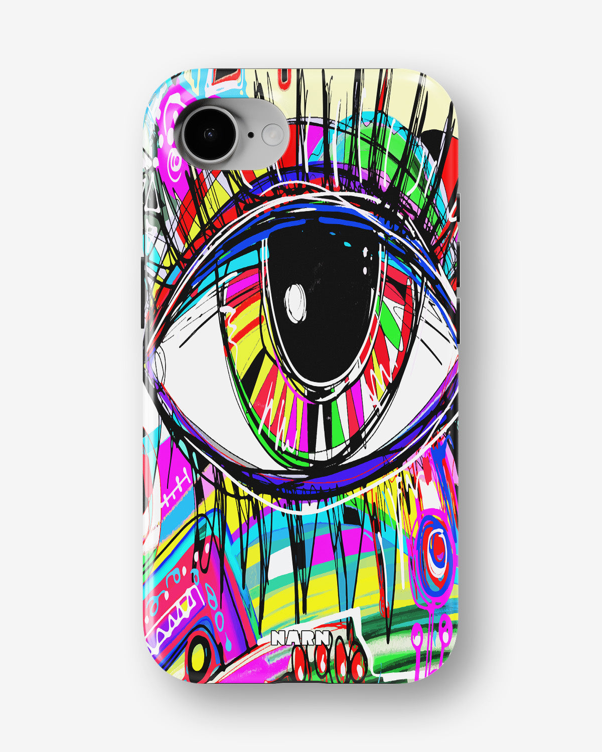 iPhone 16e Tough Case – Abstract Eye - View 1
