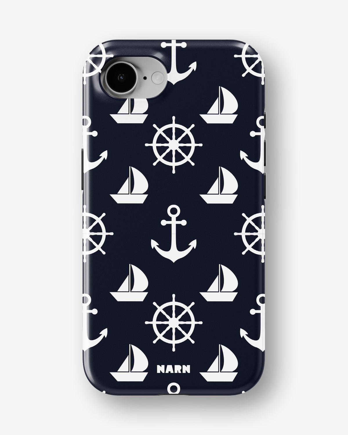 iPhone 16e Tough Case – Deep Blue Voyage - View 1