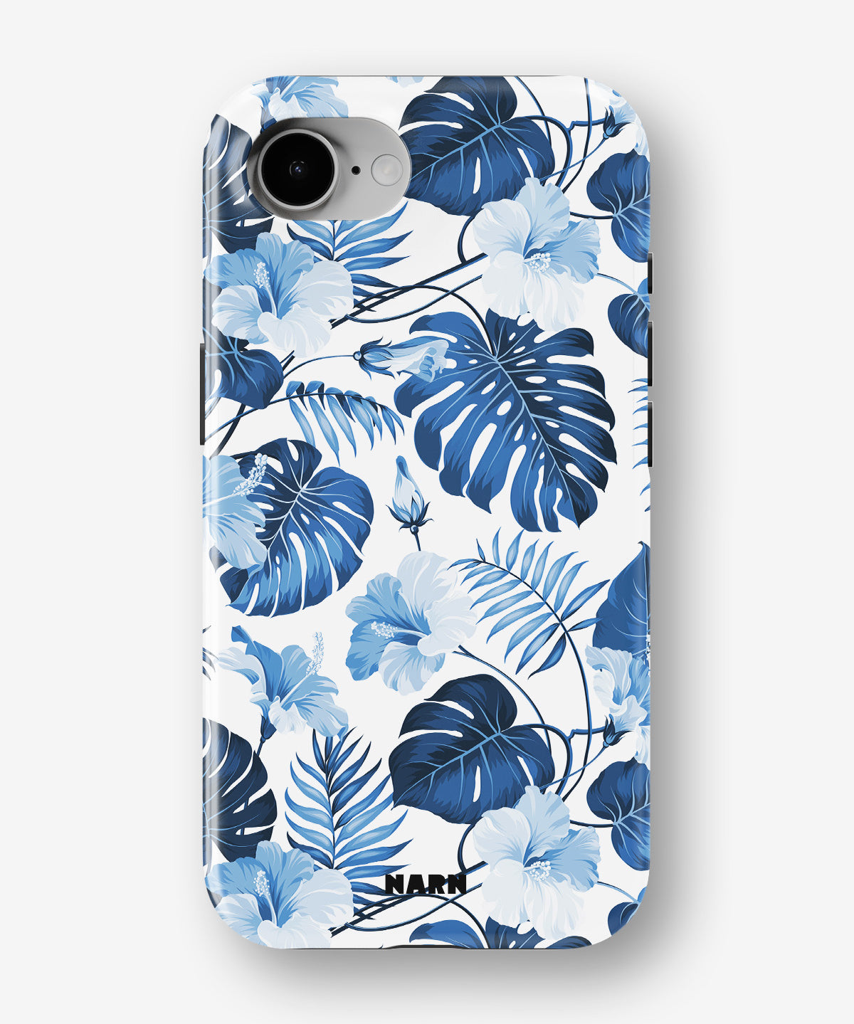 iPhone 16e Tough Case – Blue Tropics - View 1