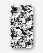 iPhone 16e Tough Case – Skull Garden - View 1