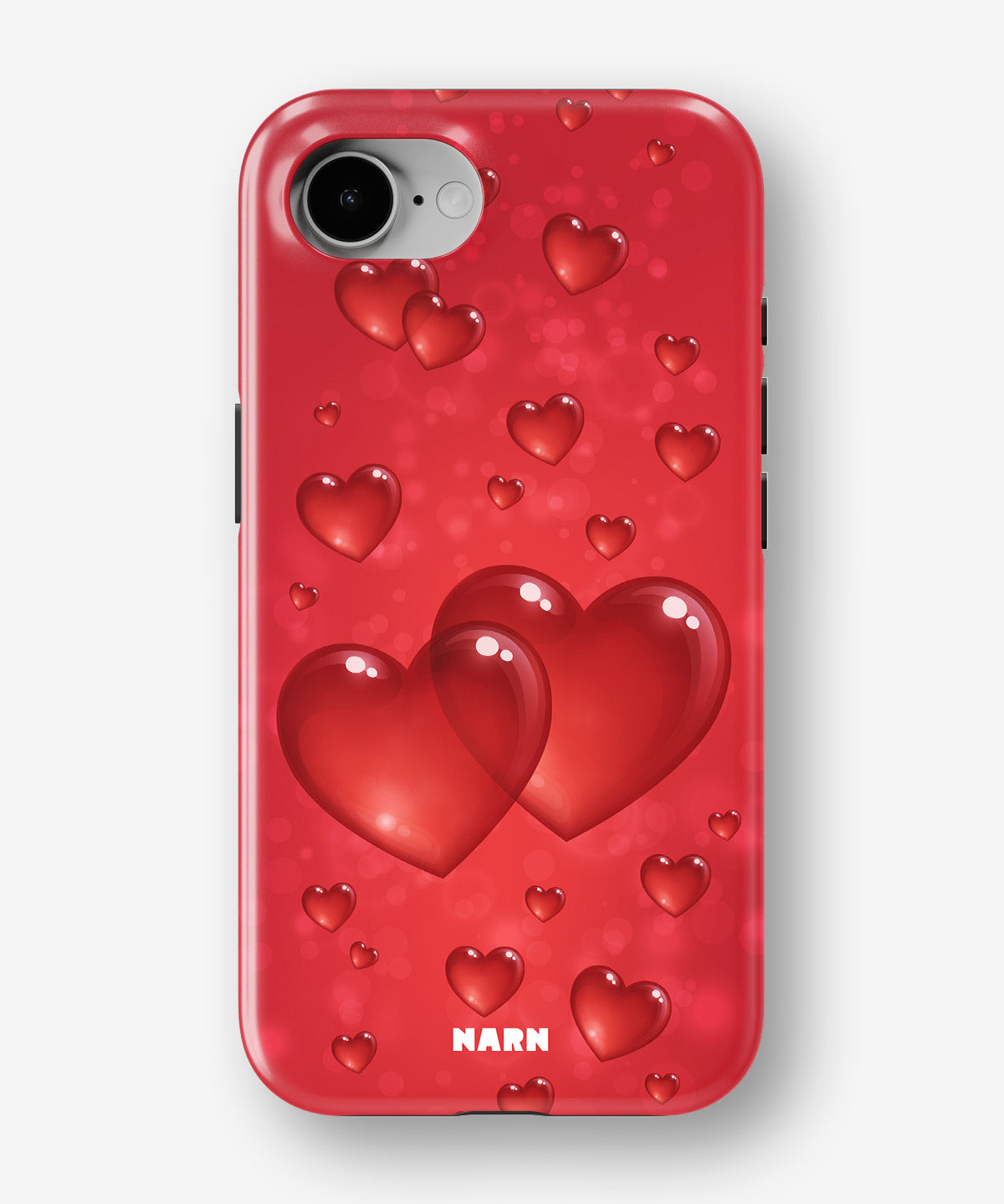 iPhone 16e Tough Case – Red Romance - View 1