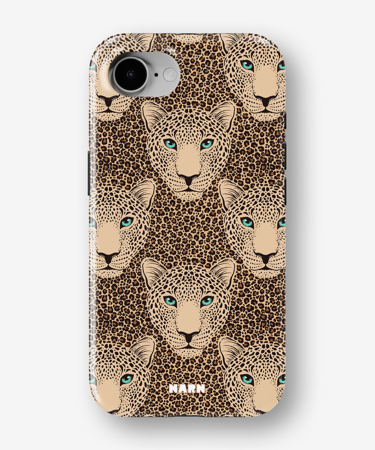 iPhone 16e Tough Case – Leopard Gaze - View 1