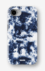iPhone 16e Tough Case – Tie Dye Blue - View 1