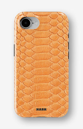 iPhone 16e Tough Case – Orange Snake - View 1